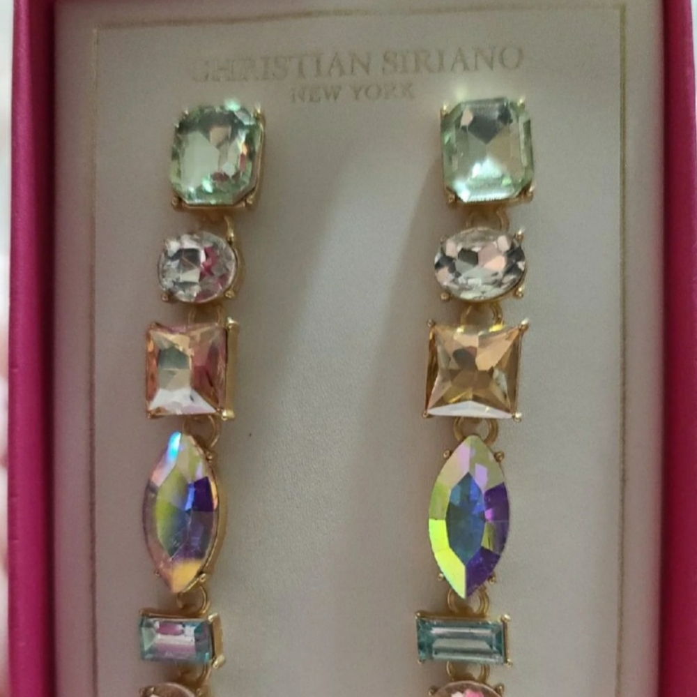 Christian Siriano dangle earrings